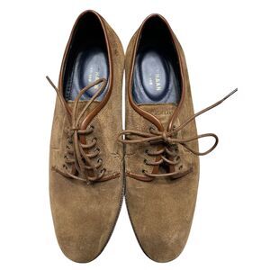 Cole Haan Tan Suede Oxford Men's Dress Shoes - Size US 8, UK/AU 7